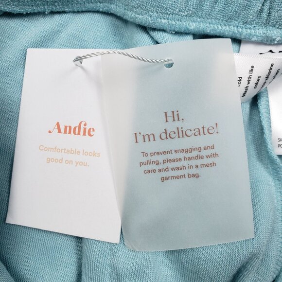 Andie Swim The Crop Pant Women's Large Cabana Blue Cover-Up Lounge & Resort Wear - Picture 13 of 16